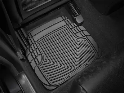 Weathertech 2005 + Acura RL Black Rear Rubber Mats / 2004 - 2006 Chevrolet Aveo Black Rear Rubber Mats Fits 5-door model only / 1996 - 1999 BMW 328is Black Rear Rubber Mats Fits coupe only