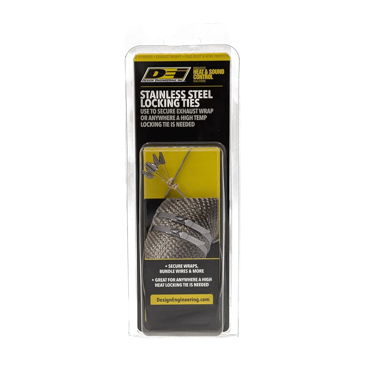 DEI 10202 Stainless-Steel Locking Ties 14 5-Pack 010202 product image