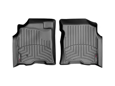 Weathertech 2004 - 2006 Toyota Tundra Double Cab Black Front FloorLiner Bench seat truck requires trim marked on part