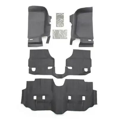 Husky Liners 0717 Wrangler JK Unlimited 4DR Front Guardian Impact Jeep Liner 4pc Black