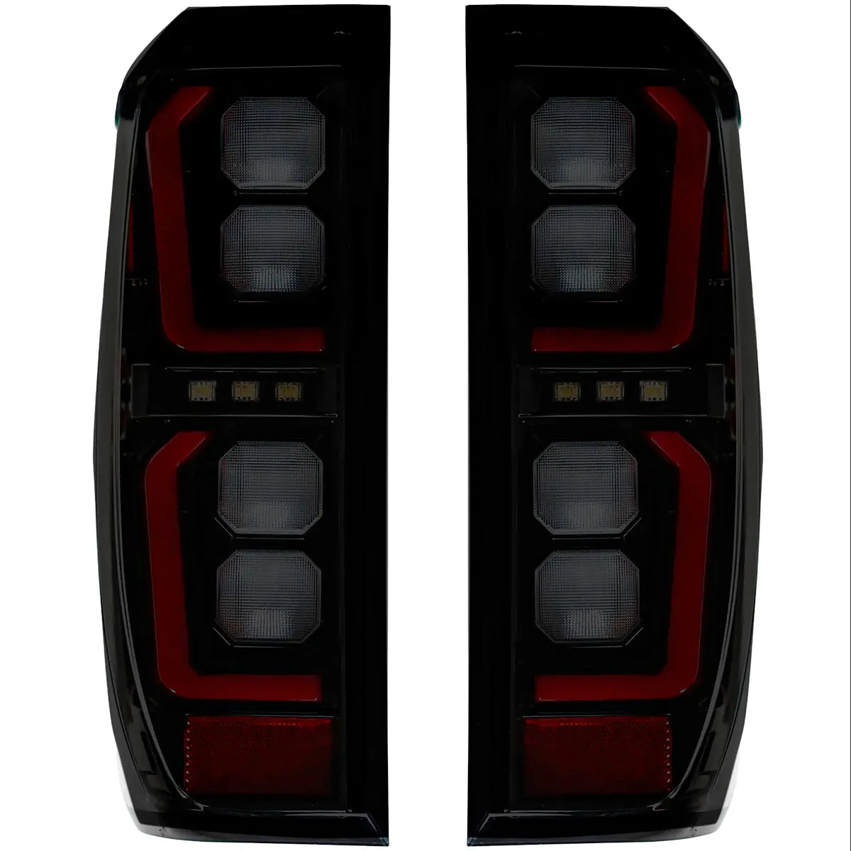 Gmc Sierra 19-20 1500 And 20-21 25003500 Only Fits Single Wheel Body Style Trucks With Factory OEM LED Tail Lights Oled Tail Lights - Smoked Lens product image