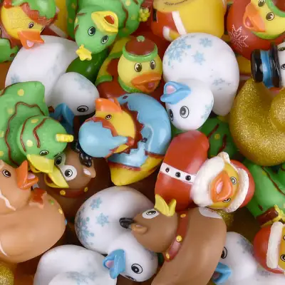 No Brand 2\" Christmas Rubber Ducky Assortment 50ct