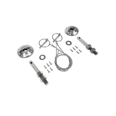 Drake Muscle Drake Muscle Cars 15 Modern Billet Hood Pin Kit