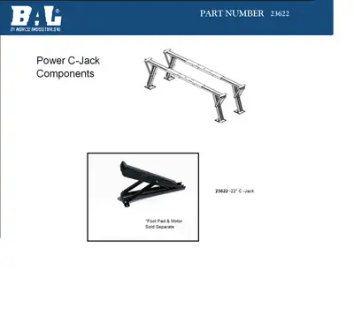 BAL RV c Jack Replacement 22 in Manual