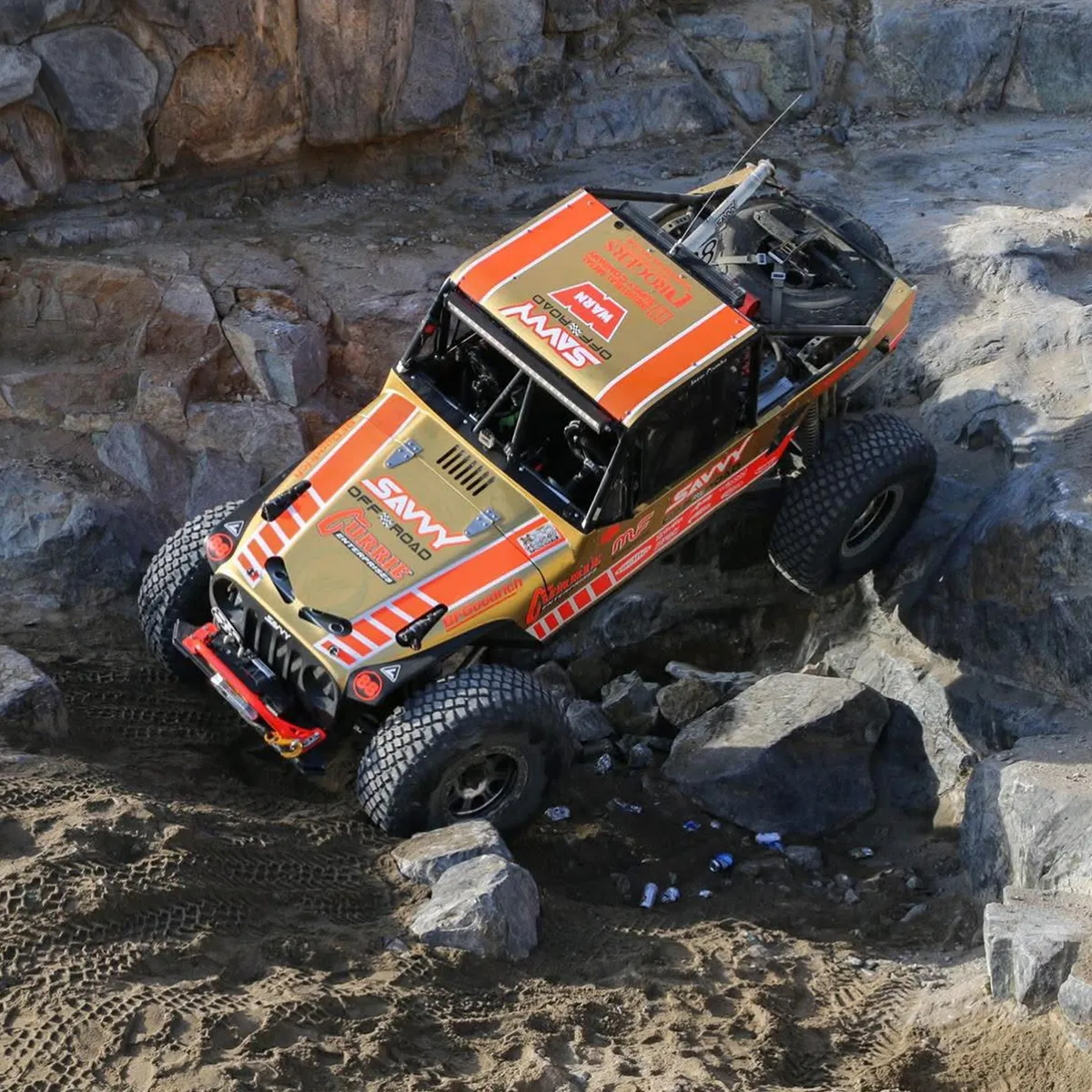 0718 Wrangler Legacy Front Bumper With Hoop Raw product image