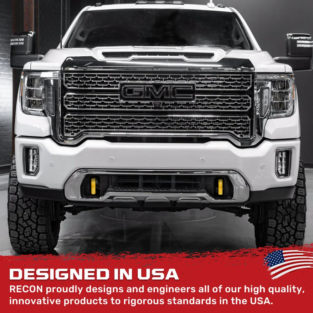 Chevy 20-25 Silverado 2500/3500 Tow Hook Covers 2-Piece Set of Silicone Covers Standard & LED Options - Multiple Colors product image