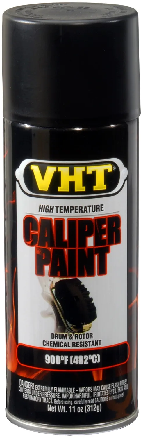 High Temperature Caliper Paint; Satin Black; 11 Oz. Aerosol product image