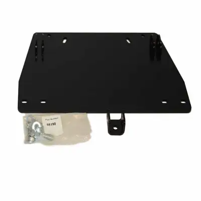 Warn Warn - Center Plow Mount For Yamaha Kodiak And Grizzly. Requires Warn 103790 Provantage II ATV Center Mount Pushtube And Any Length of Warn Provantage II Bla