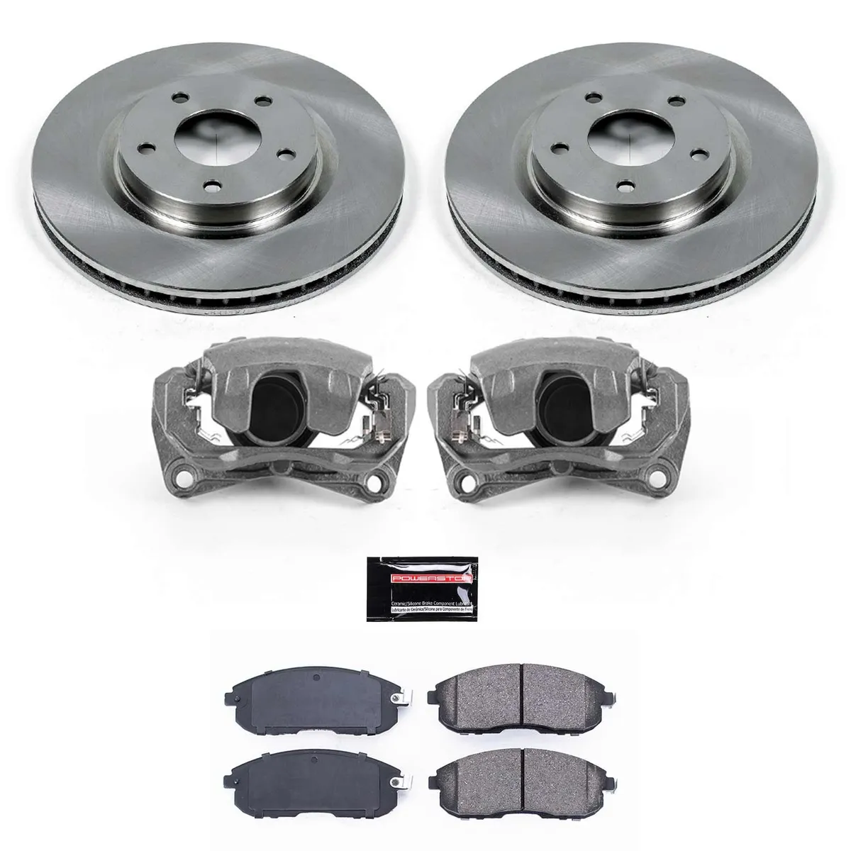 Z17 Direct Replacement Kit: Rotors; Ceramic Pads; Calipers product image