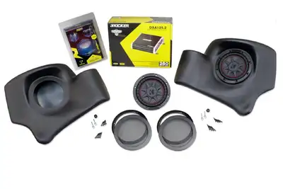 Select Increments Select Increments Opti-Pods w Kicker Subwoofers and Amplifier - TJ/LJ