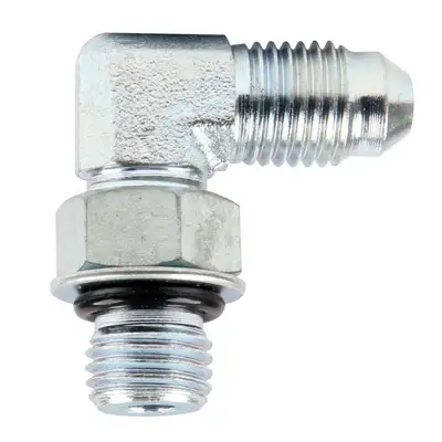 Allstar Performance Adapter Fittings -4 to 7/16-20 90 Degree 2pk