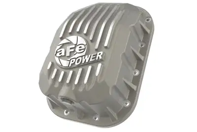 aFe Power aFe POWER Street Series Engine Oil Pan Raw w/ Machined Fins - JL/JT 3.6L