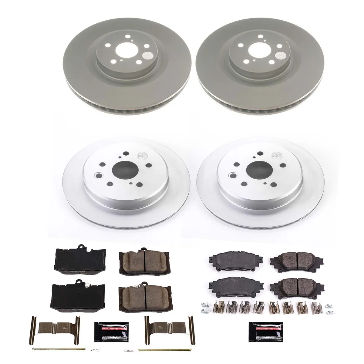 Front And Rear Lexus Gs350 2013-2019 Lexus Rc200t 2016-2017 Lexus Rc300 2016-2019 Lexus Rc350 2015-2019 Z17 Coated Brake Kit product image