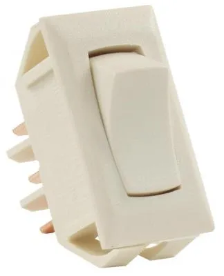 JR Products Standard 12v On/On Switch Ivory