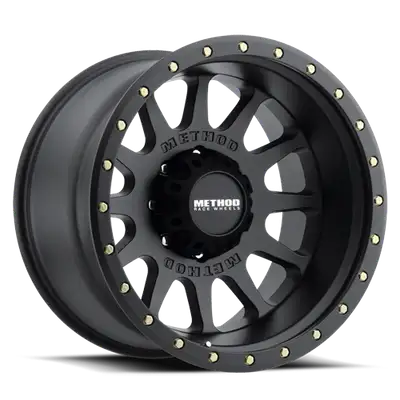 Method Race Wheels Aluminum Wheels 20x10 NV MR605 Bolt Pattern 8 On 165.1 Offset -24 Matte Black MB Method