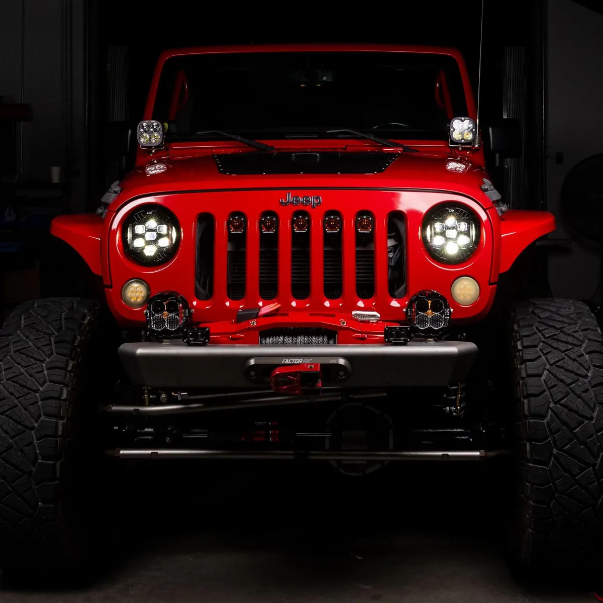DOT LP6 LED Headlight Kit Jeep 2007-2018 Wrangler JK w/LED Headlights (White) Baja Designs product image