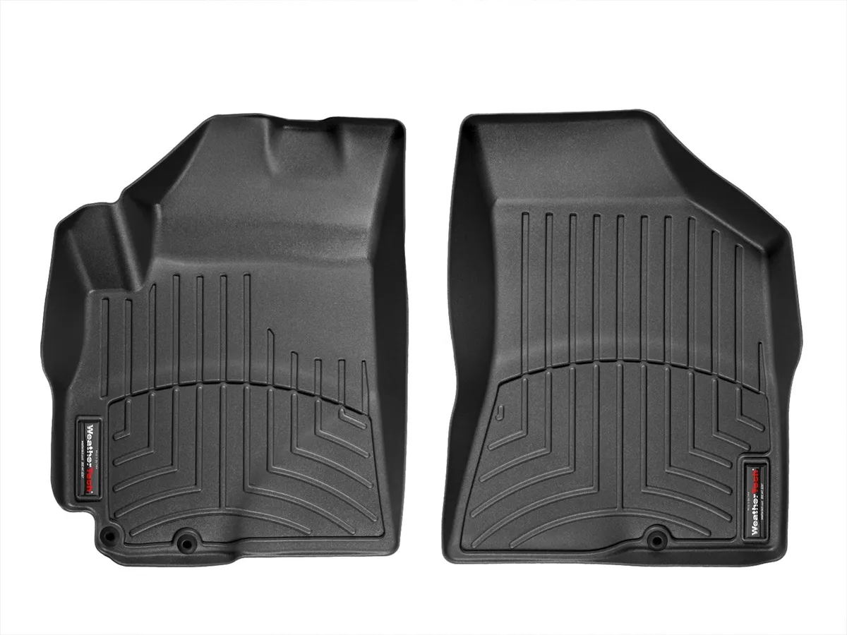 2010 + Hyundai Santa Fe Black Front FloorLiner Fits Vehicles with two retention knobs on driver's side product image