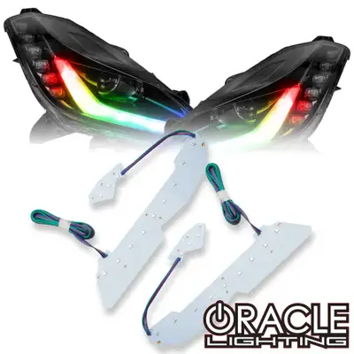 Oracle Lighting ORACLE Lighting 2014-2019 Chevrolet Corvette C7 ColorSHIFT Headlight DRL Upgrade Kit