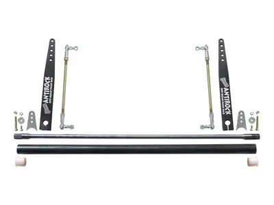 Rock Jock Antirock Sway Bar Kit Universal 36 Inch Bar 20 Inch Steel Arms RockJock 4x4