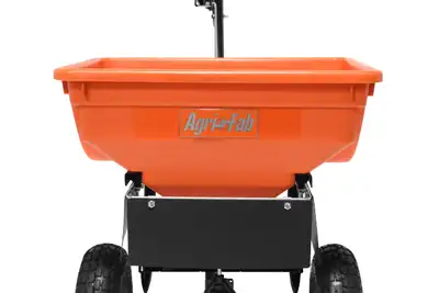 Agri-Fab Ice Melt Spreader 85lb Black/Orange