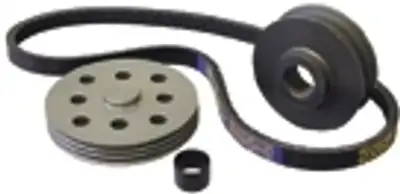 Power Master Water Pump Drive System; Comes w/Serpentine Pulleys And 24 in. Belt;