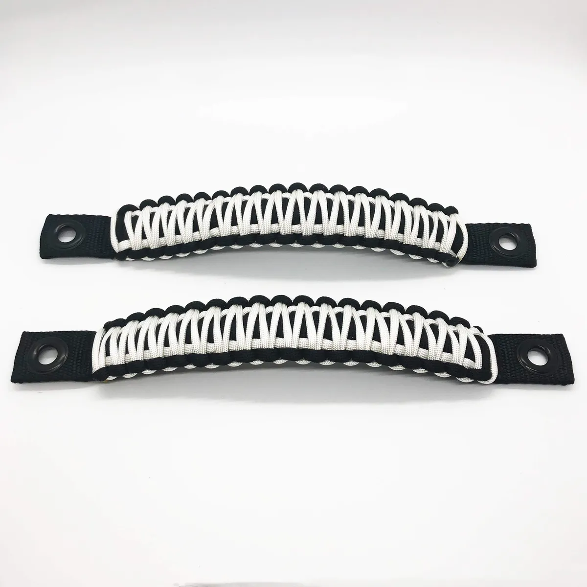 TJ Door Handles, Paracord Jeep® Grab Handles for Jeep Wrangler TJ & LJ 97-06 - Interior Door Pull Handles 550 Paracord Grab Handles w/ Grommets (PAIR) | Bartact® product image
