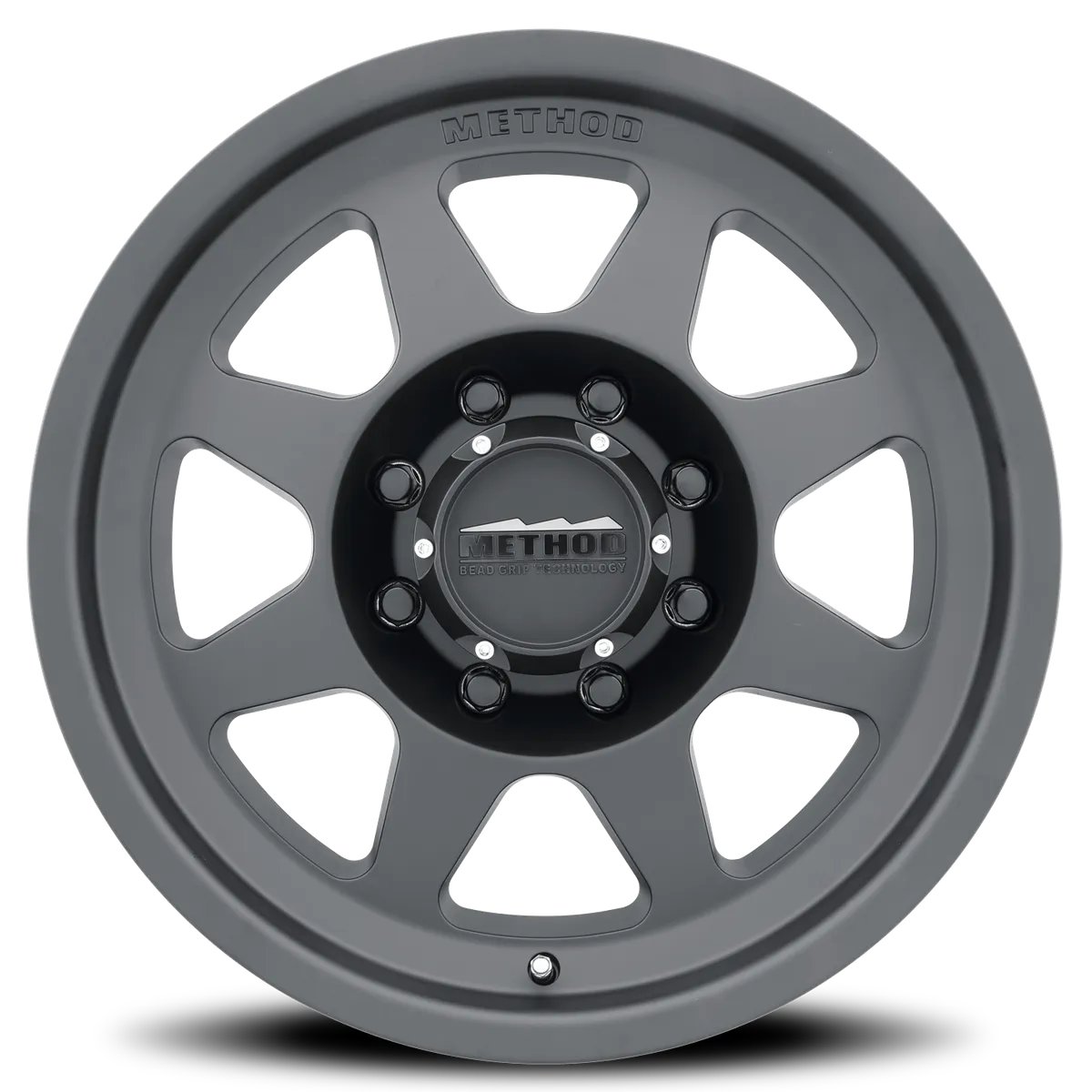 Aluminum Wheels 18x9 HD Bead Grip MR701 Bolt Pattern 8 On 165.1 Offset 18 Lip Size 1.81 Matte Black MB Method product image