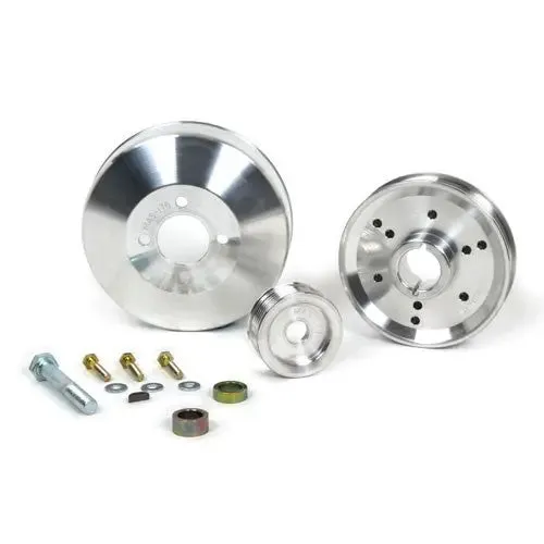 Bbk 1996-2001 Mustang Gt/Cobra 3 pc Under Drive Pulley Kit (Aluminum) product image