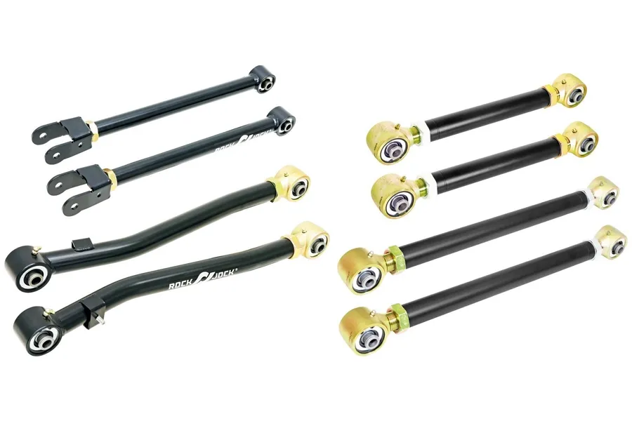 Rock Jock Gladiator Johnny Joint Adjustable Control Arm Set For 20-Pres Jeep Gladiator JT RockJock 4x4