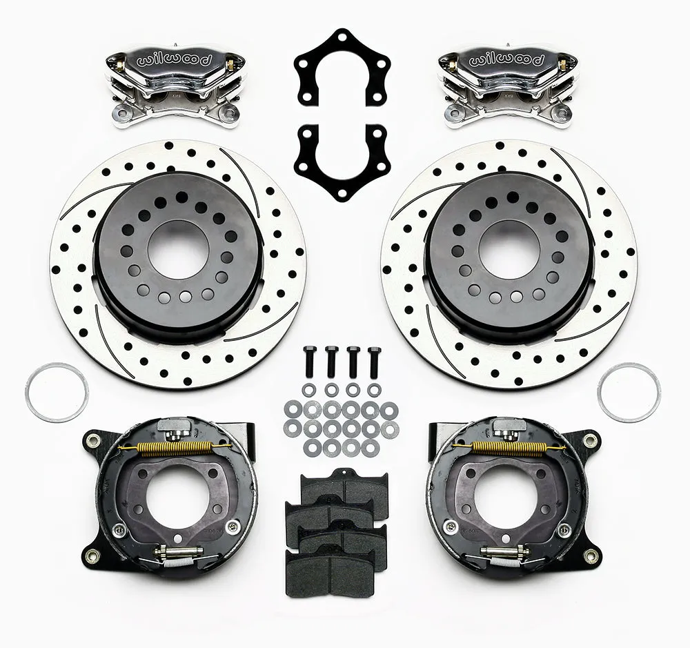 Wilwood FDLI PS P-BKit Drilled-Red MoparDana 2.36in Off wSnap Ring Brng product image