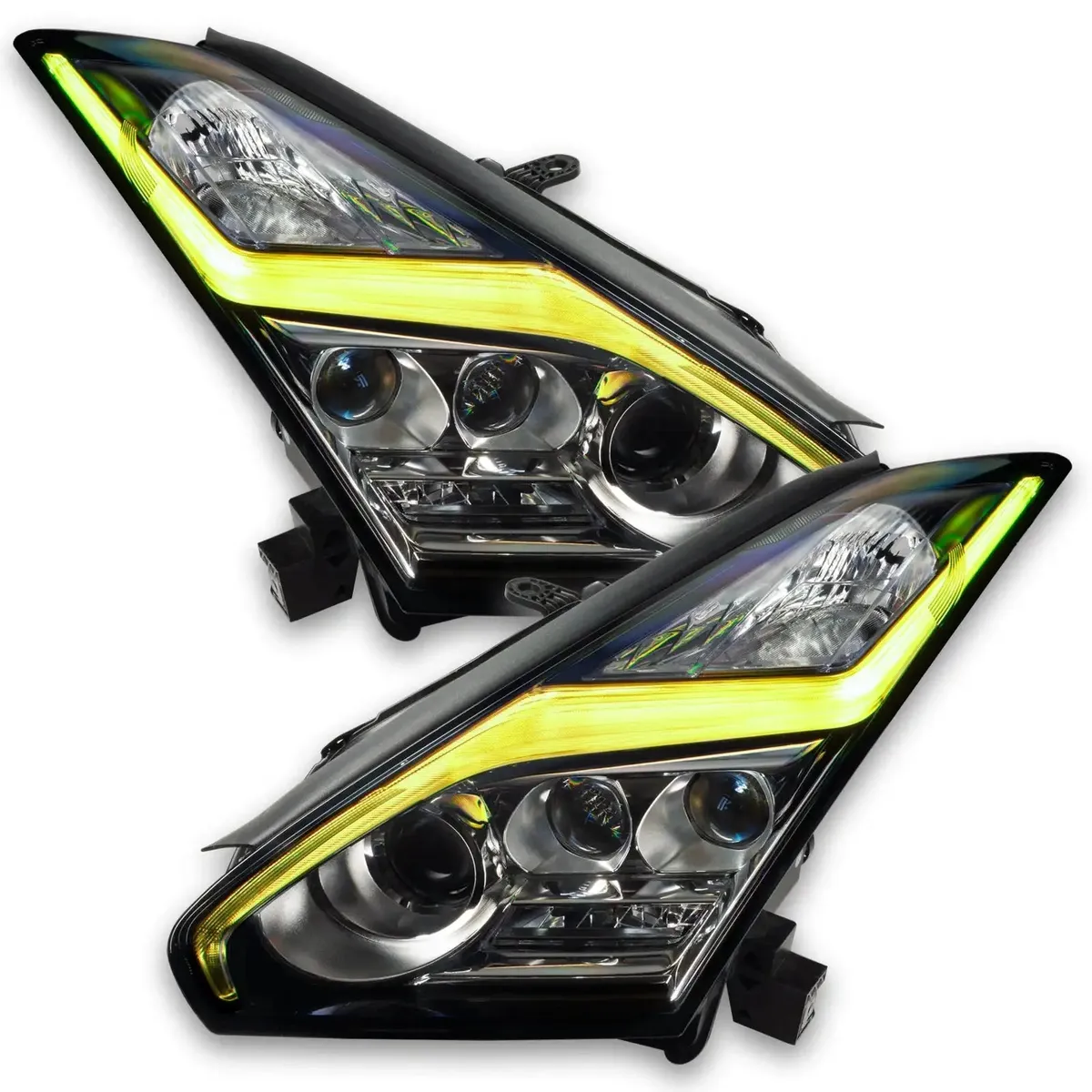 Oracle Lighting 2015-2024 Nissan Gt-R Colorshift "lightning Bolt" Rgb+w Headlight DRL Upgrade Kit product image