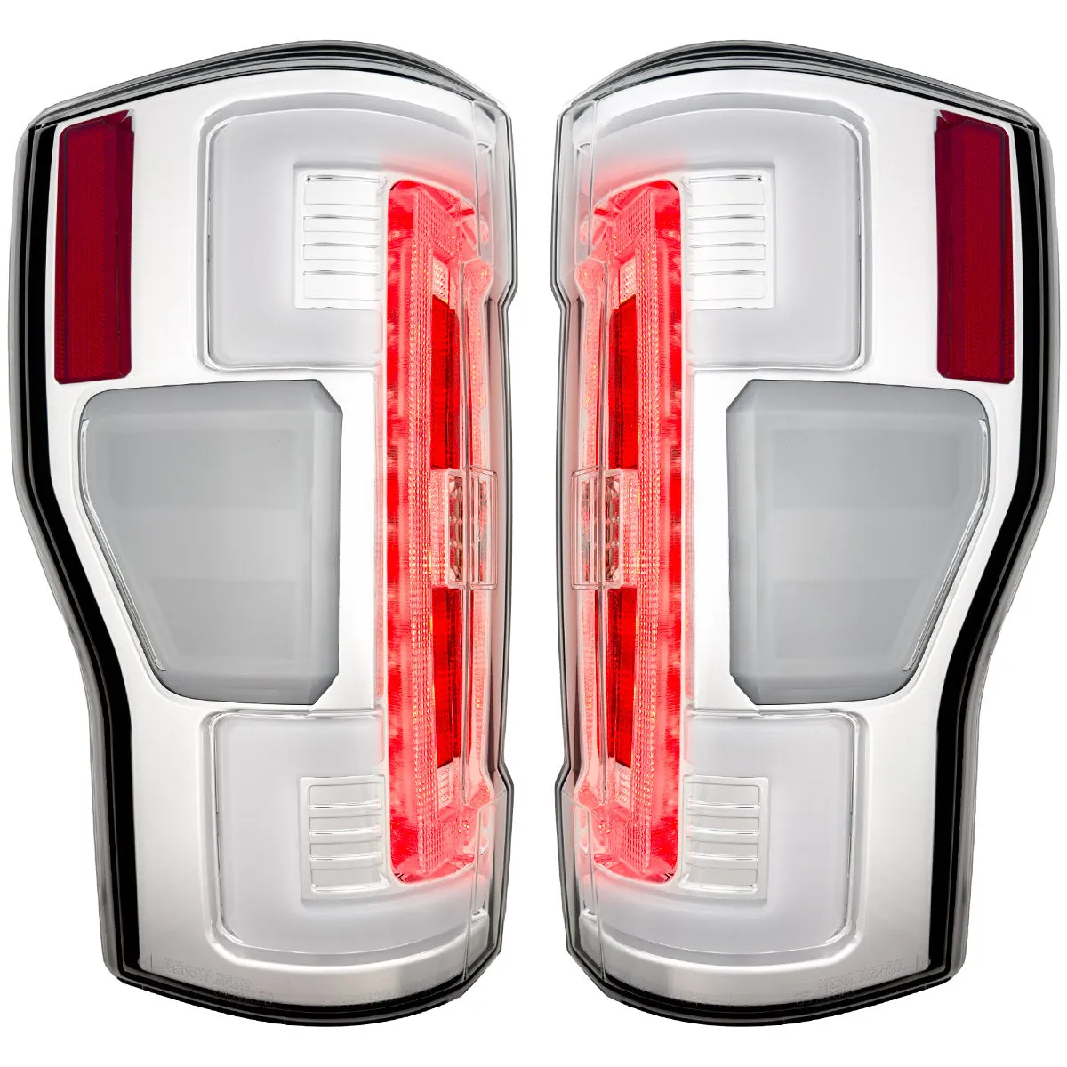 Ford Superduty F250 350 450 550 20-22 Replaces OEM LED Style Tail Lights With Blis Blind Spot Warning System Oled Tail Lights - Red Lens product image