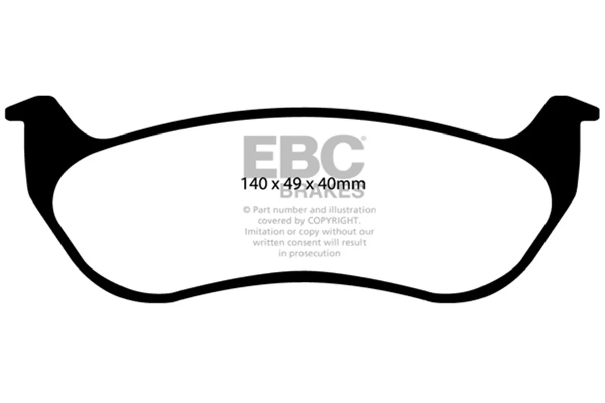 EBC Brakes S1 Kits Ultimax 2 and RK Rotors; Rear; FMSI Pad No. D964; Solid; 5 Bolt Holes; 285mm Dia.; 58mm Height; 12mm Thick; 72.1mm Center Hole Dia.;