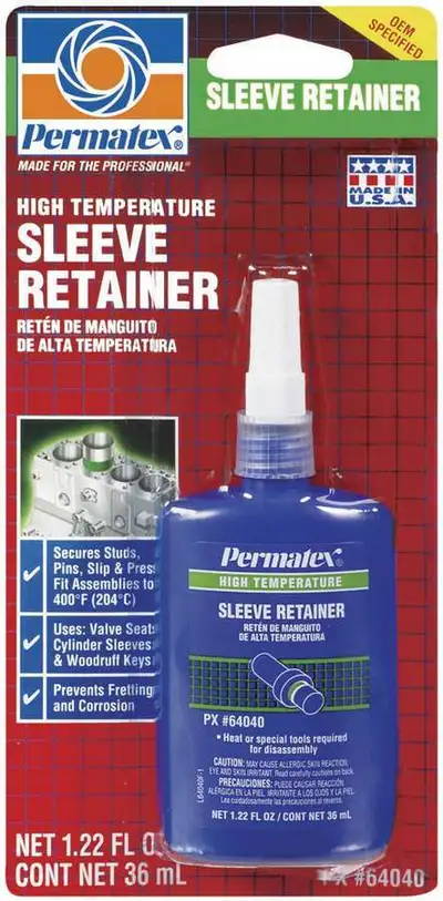 Permatex High Temperature Sleeve Retainer 36ml Tube