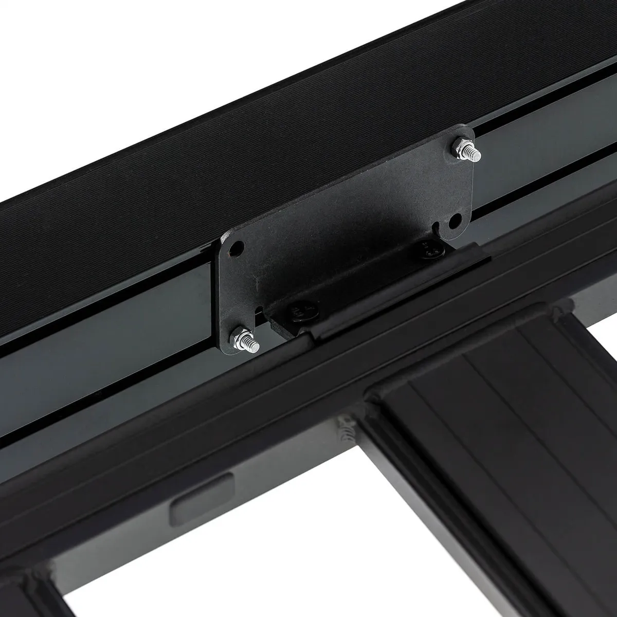 ARB Aluminum Awning; Black Frame; 8.2ft x 8.2ft; Installed With LED Light Strip product image
