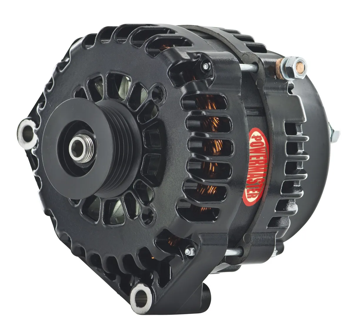 XS Volt™ Hi Amp Alternator; GM; 220 Amp; 6 Groove Pulley; Black Finish; product image