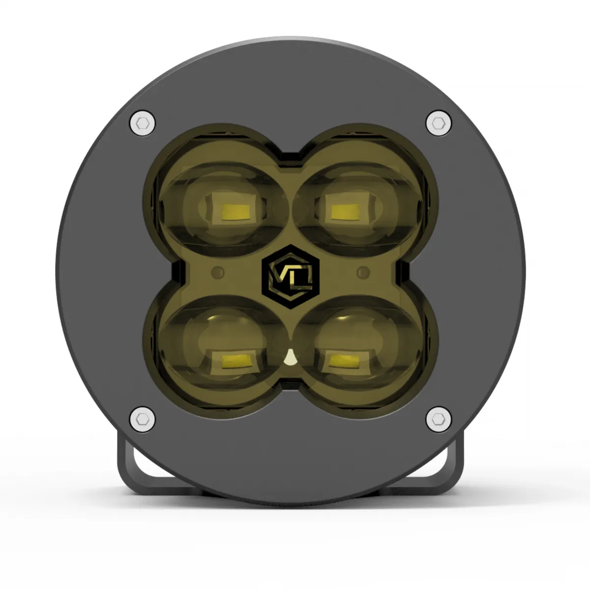 FNG 3 RR SAE 3 Inch Backlit Fog Light Pods Yellow Round Dot/SAE Pair Vivid Lumen product image
