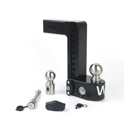 Weigh Safe Cerakote 10in Drop Hitch With 2.5in Shank (10k/18.5k Gross Tongue Weight Rating)with Ws05