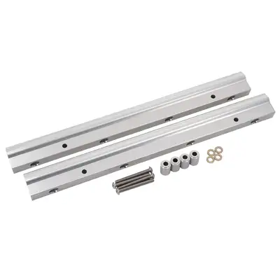 Edelbrock Edelbrock 3510 Fuel Injector Rail LSR VIctor, Polished Finish, -8 AN