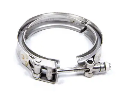 Vibrant Performance Quick Release V-Band Clamp; 2.75 And 3 in. Matiching Tube Size; 3.8125 in. Flange OD; 300 Series Stainless Steel;