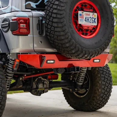 18c Wrangler Krawler Lite Bolt On Rear Bumper Raw product image