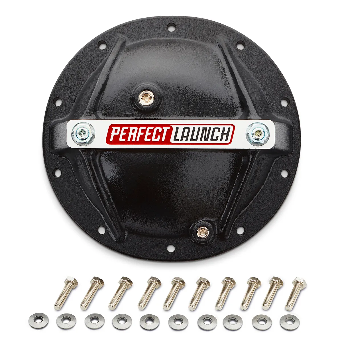 Differential Cover Perfect Launch Model Fits GM 10 Bolt 8.2/8.5 Alum Black Proform product image