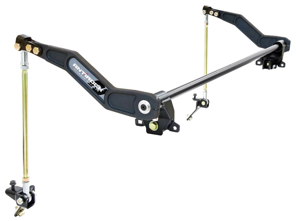 Clayton Off Road Antirock Sway Bar Kit 20 and Up Jeep JT Gladiators Rear Bolt-On Steel Arms RockJock 4x4