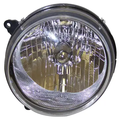 Crown Automotive Jeep Replacement Head Light Assembly; Left; Incl. Bulbs;