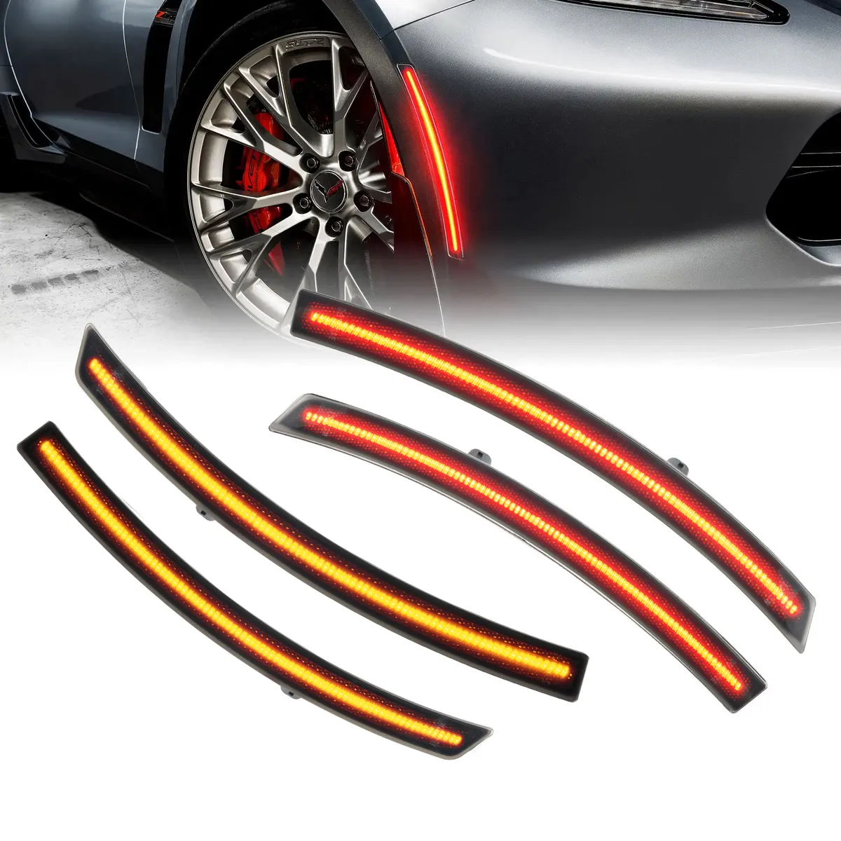 2014-2019 Chevrolet C7 Corvette LED Sidemarker Set - Plug & Play | Bridgelux SMD product image