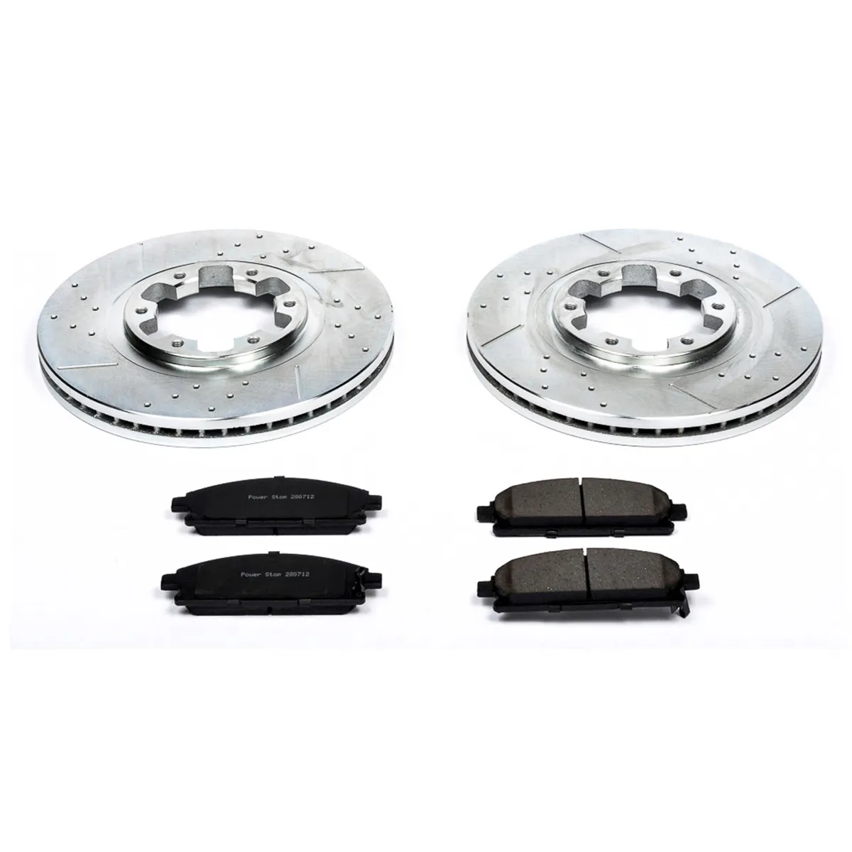 Z23 Evolution Sport Upgrade Kit: Drilled/Slotted Rotors; Carbon-Fiber Ceramic Pads W/Hardware product image