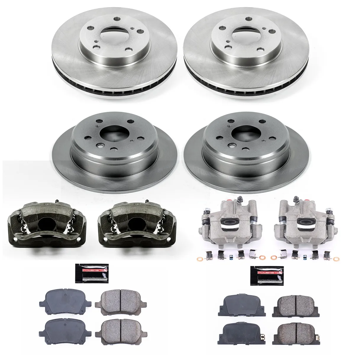 Z17 Direct Replacement Kit: Rotors; Ceramic Pads; Calipers product image