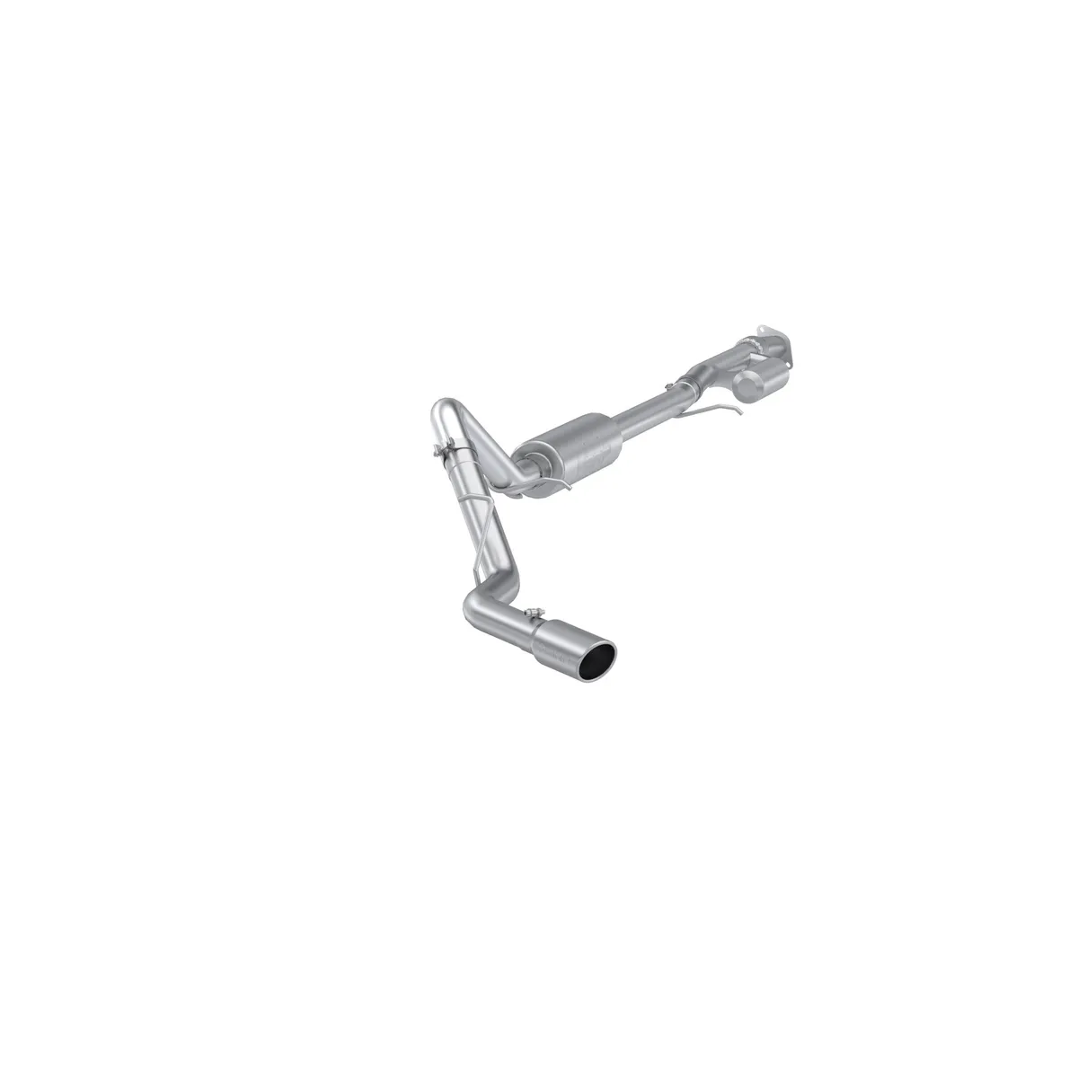 2019-Present Silverado/Sierra 1500 2.7L Aluminized Steel 3 Inch Cat-Back Single Side Exit Armor Lite MBRP product image