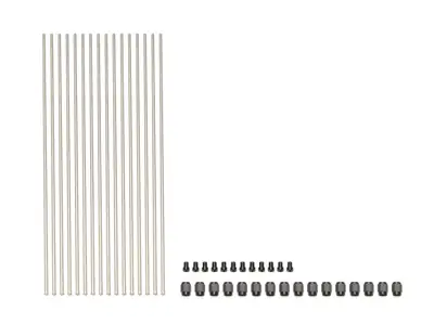 Nitrous Express Nitrous Express - 8-Cyl Tubing Kit (4 - 14 And 4 - 16 , 4 - 20 , 4 - 24 , Includes B-Nuts) - 80085