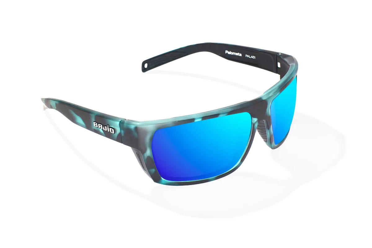 Palometa Gray Glass Blue Tort Matte Sunglasses product image
